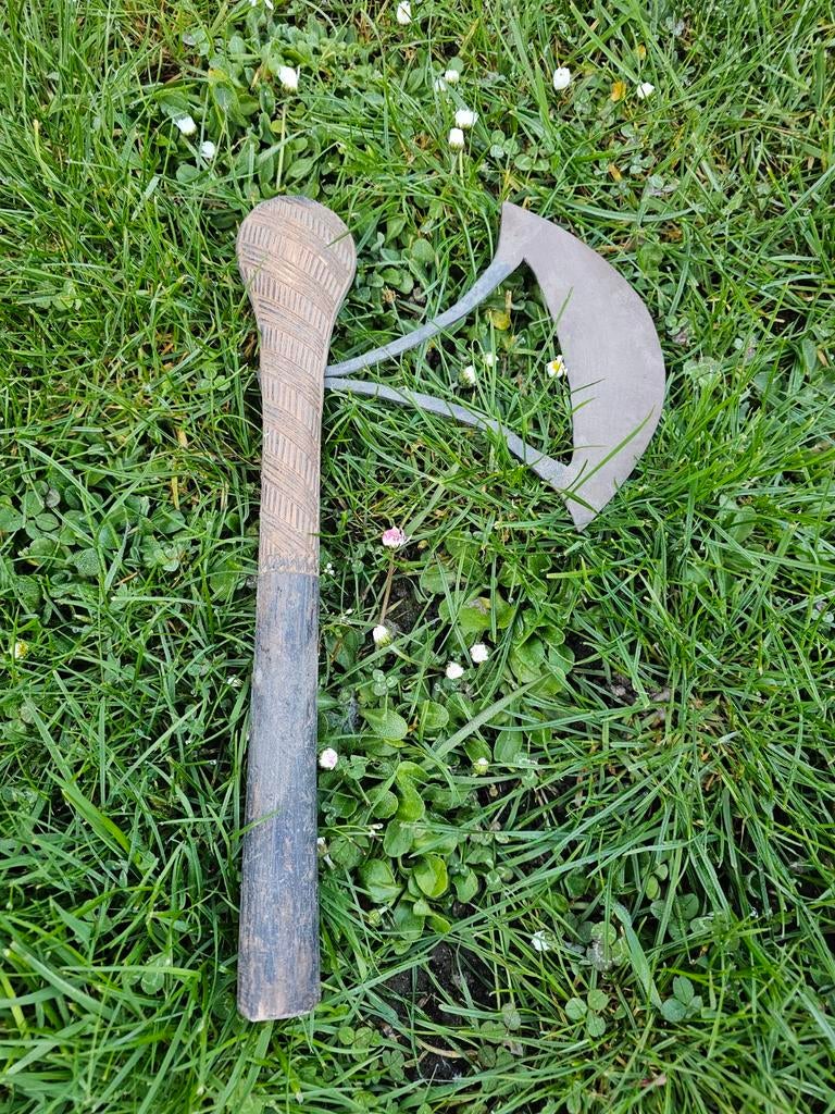 Hache de cérémonie ancien congo belge, Antiek en Kunst, Antiek | Gereedschap en Instrumenten