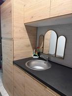 Keuken, Maison & Meubles, Cuisine | Cuisines complètes, Enlèvement, Comme neuf, Brun