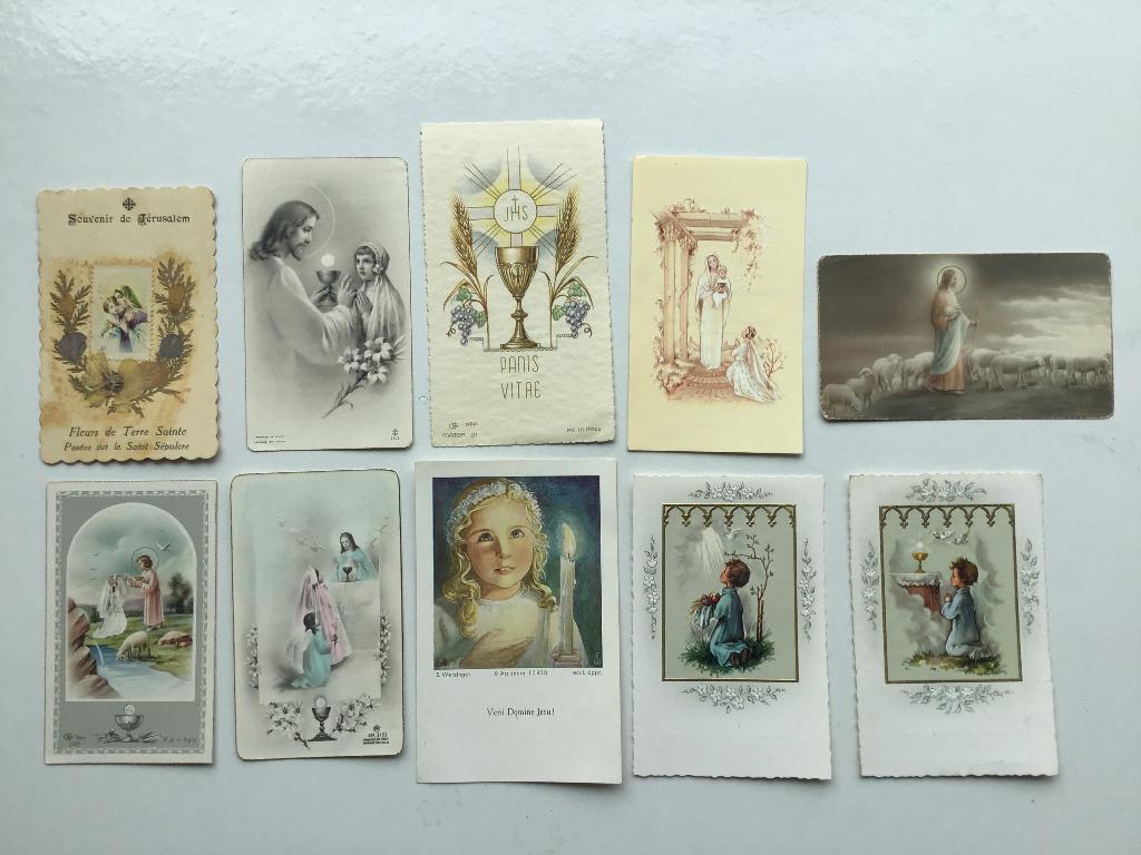 10 + 77 bidprentjes aan 1 € per stuk, verzending GRATIS, Verzamelen, Bidprentjes en Rouwkaarten, Ophalen of Verzenden, Bidprentje