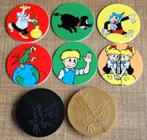 Jommeke: 6 flipjes + 2 slammers, Ophalen of Verzenden, Overige figuren, Zo goed als nieuw, Plaatje, Poster of Sticker