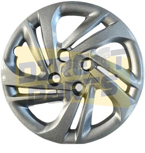 Hyundai i10 6/23-  wieldeksel 14 " zilver "vijf-spaaks" Orig, -, Verzenden, -, Nieuw