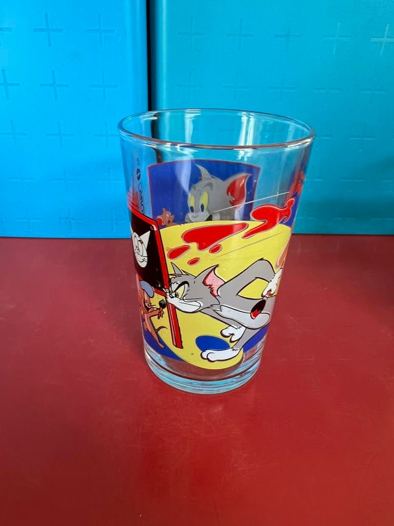 Tom en jerry glas. Schilder, Collections, Verres & Petits Verres, Enlèvement ou Envoi, Comme neuf