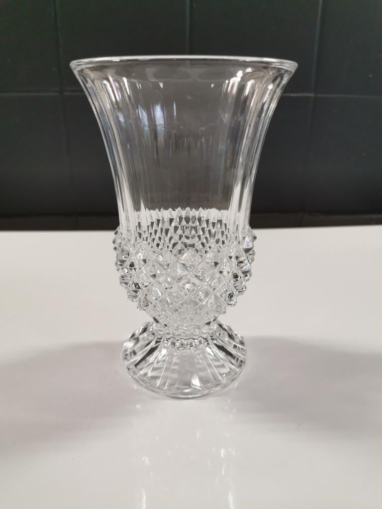 Durand Longchamp. Kristallen vaas., Ophalen of Verzenden