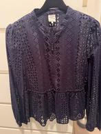 Prachtige bloes kant Baum und pferdgarten, Kleding | Dames, Blouses en Tunieken, Verzenden, Zo goed als nieuw, Maat 36 (S), Blauw