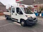 peugeot boxer 2.0 hdi/GEKEURD/CAR PASS/euro 6b/6+1 pl/airco, Auto's, Bestelwagens en Lichte vracht, 4 deurs, Euro 6, 164 g/km