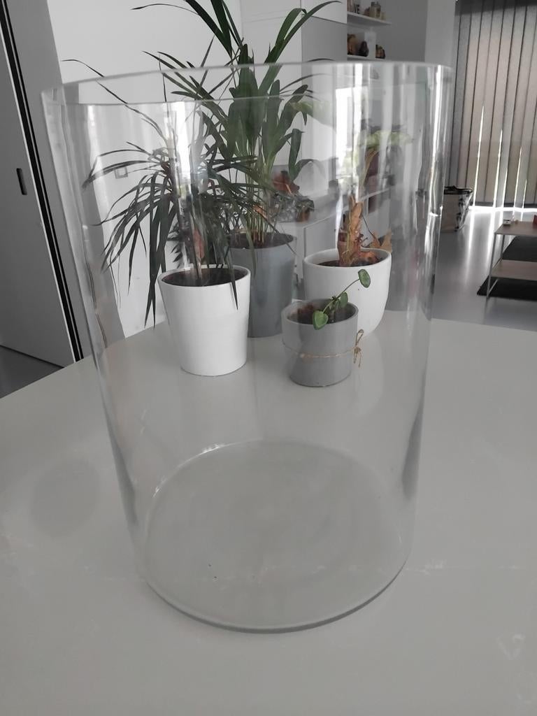 Grote glazen vaas / bokaal, Ophalen