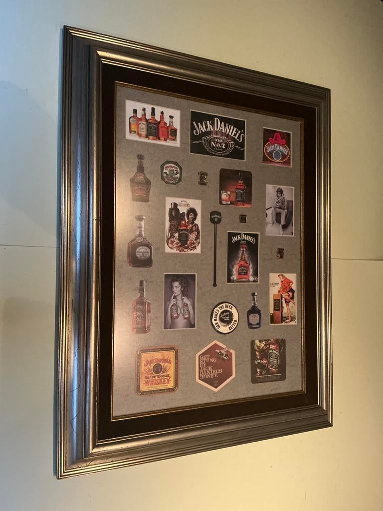 Cadre déco mixte JACK-DANIËLS, Maison & Meubles, Enlèvement, Comme neuf