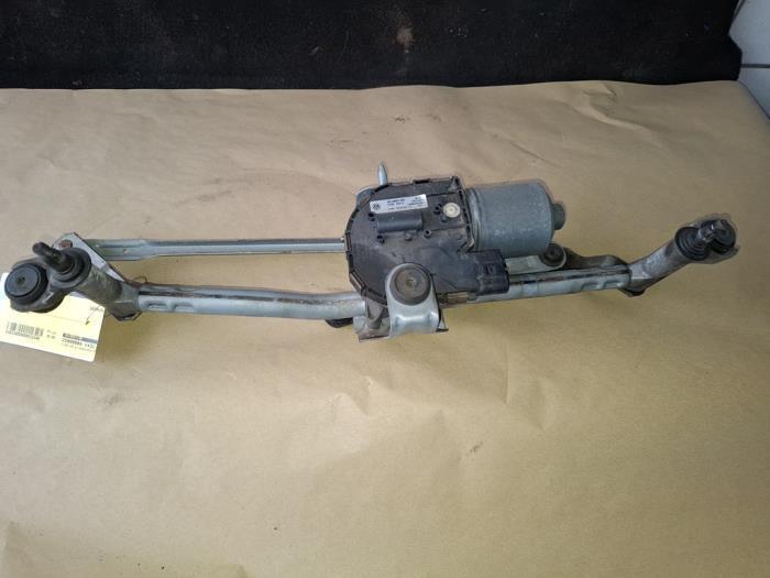 Ruitenwismotor + Mechaniek van een Volkswagen Caddy, Auto-onderdelen, Ruiten en Toebehoren, Volkswagen, Gebruikt, 3 maanden garantie