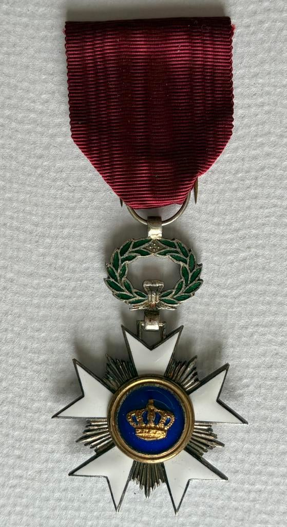 Ridder in de Kroon Orde, Verzamelen, Militaria | Algemeen, Ophalen of Verzenden, Landmacht, Lintje, Medaille of Wings