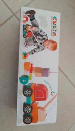Cubika houten vrachtwagen met magnetische blokken, Kinderen en Baby's, Ophalen of Verzenden