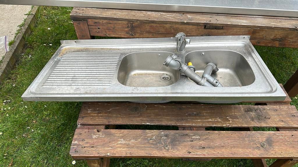 Wasbak met aansluiting, Tuin en Terras, Ophalen, Zo goed als nieuw, Vrijstaand