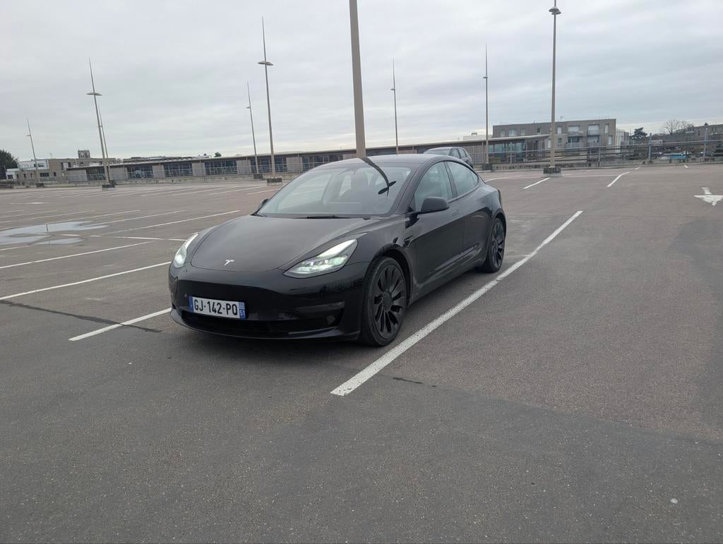 ️ tesla model 3 performance – 510 cv, Achat, 375 kW, Noir, Particulier