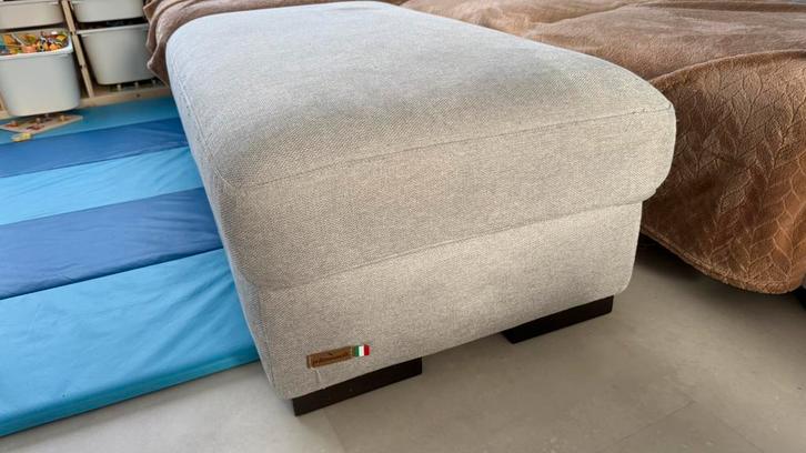 Pouf poltronesofa gris clair 100x60, Huis en Inrichting, Zetels | Zetels, Gebruikt, Ophalen