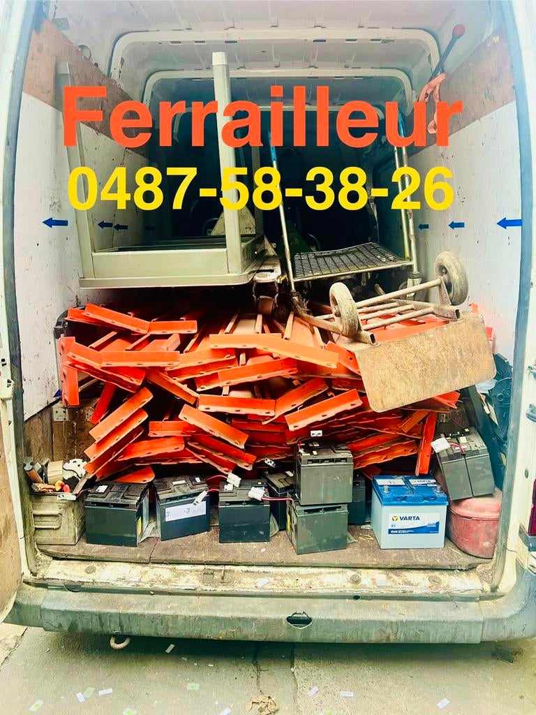 Ferrailleur serge 0487.58.38.26 J’retirér Metal Gratuit, Verzamelen, Automaten | Gokkasten en Fruitautomaten, Gebruikt, Ophalen