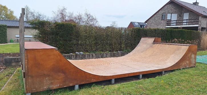 Halfpipe - skateramp, Sport en Fitness, Skateboarden, Zo goed als nieuw, Overige typen, Ophalen