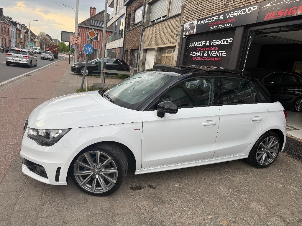 Audi A1 1.4TFCI automaat 2x S-Line Volledige opties, Auto's, Audi, Automaat, A1, Wit, Leder
