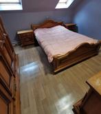 Chambre à coucher complète en bois - Déménagement, Maison & Meubles, Enlèvement, Utilisé, Deux personnes, Style classique
