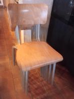 Chaises d'école 6 pièces, Maison & Meubles, Autres couleurs, Comme neuf, Enlèvement, Cinq, Six Chaises ou plus