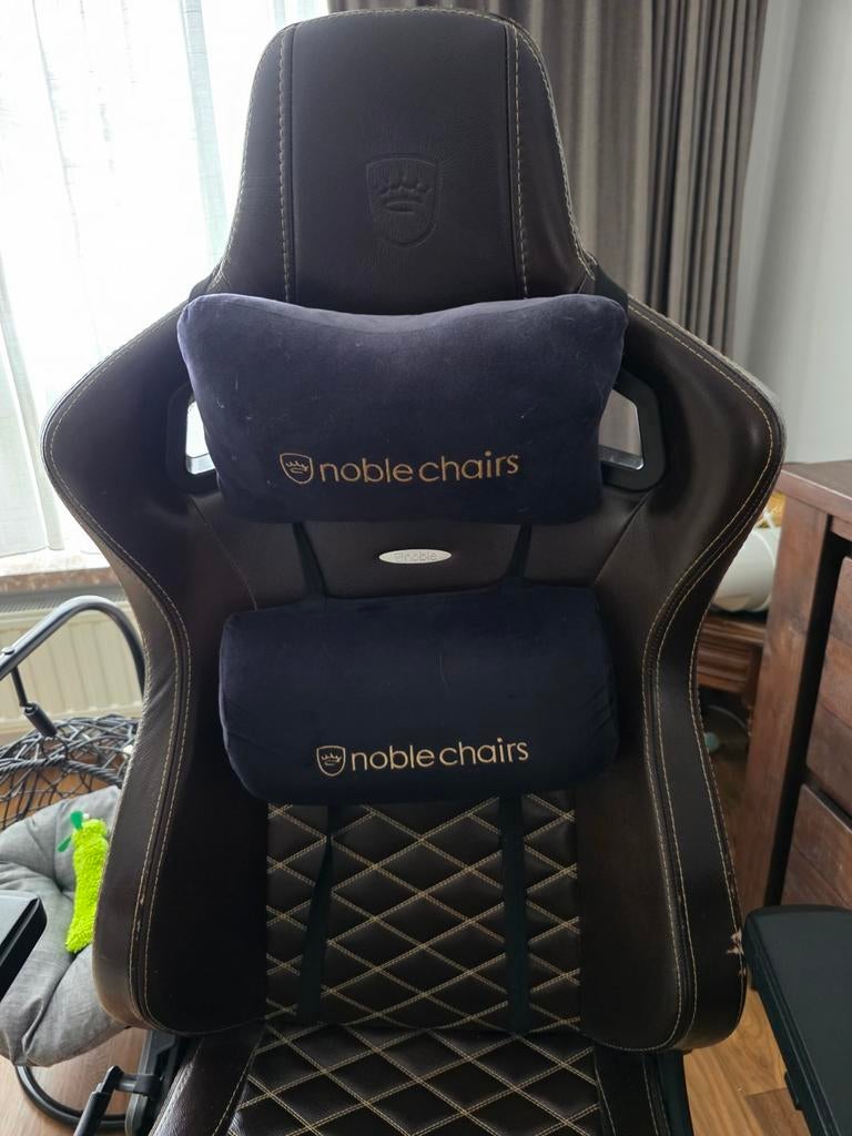 Noblechairs EPIC Echtleder Bruin/Beige, Enlèvement