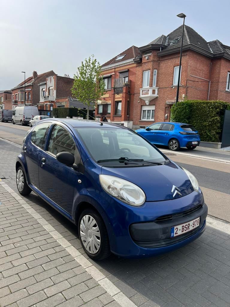 Citroën C1, Voorwielaandrijving, Stof, Zwart, Blauw