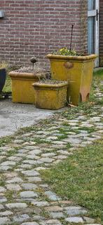 Bloempotten, Gebruikt, Terracotta, Balkon, Rechthoekig