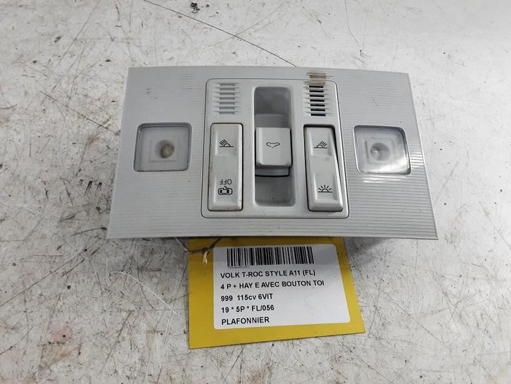 ECLAIRAGE DE PLAFONNIER Volkswagen T-Roc I (2GA947105AA), Autos : Pièces & Accessoires, Éclairage, Volkswagen, Utilisé