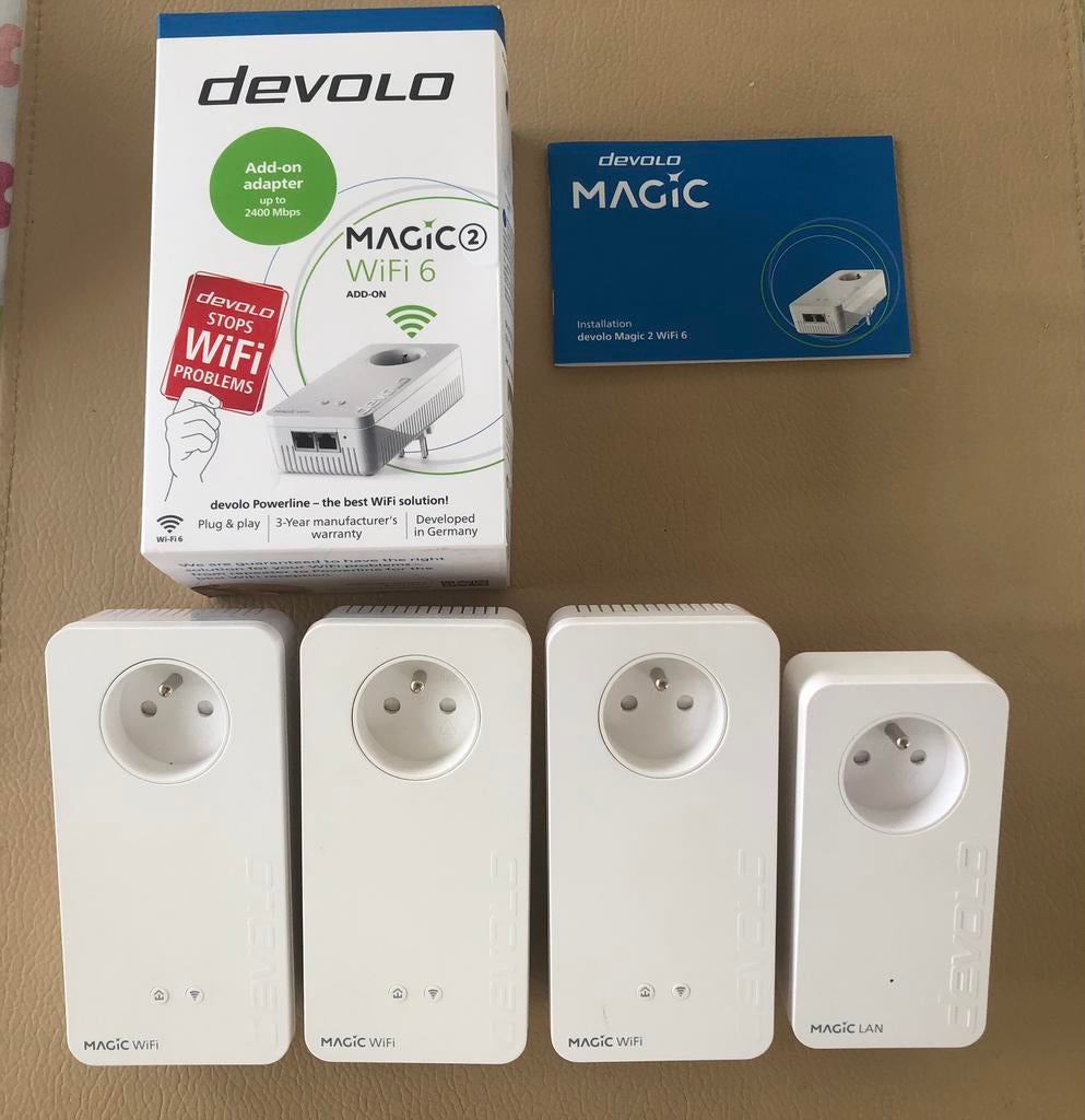 3 Powerlines + Magic Lan, Computers en Software, WiFi-versterkers, Ophalen, Gebruikt