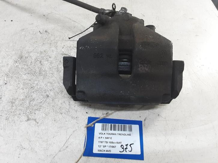 REMKLAUW RECHTS VOOR Volkswagen Touran (1T1 / T2), Auto-onderdelen, Remmen en Aandrijving, Volkswagen, Gebruikt