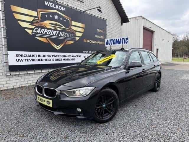 Bmw 318d touring 143 pk AUTOMAAT vele opties GARANTIE !, Automaat, Euro 5, 1995 cc, Zwart