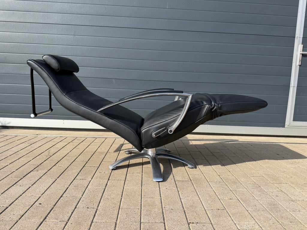 Jori Brainbuilder relax zwart leder, medi, mono-move NIEUW!!, Huis en Inrichting, Ophalen of Verzenden, Durlet rolf benz natuzzi minotti leolux stressless conform hukla