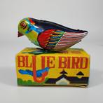 Mechanische piemel met blauwe vogel, Ophalen of Verzenden