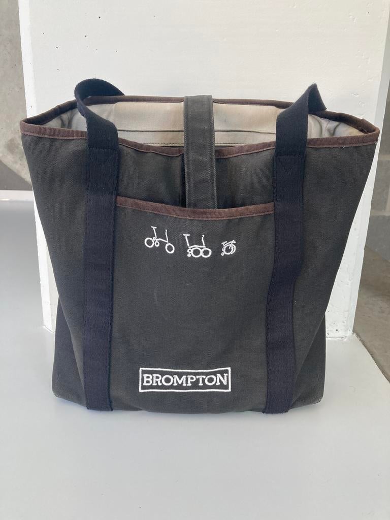 Brompton fietstas tote bag 30x28x11, Ophalen of Verzenden, Gebruikt
