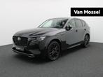 Mazda CX-60 2.5 240kW HOMURA AWD STUUR- EN ZETELVERWARMING |, Automaat, Stof, Gebruikt, Zwart