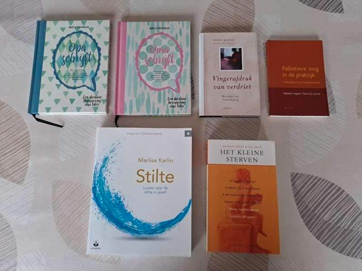 Lot boeken opa/oma schrijft, palliatieve zorg, …, Boeken, Overige Boeken, Zo goed als nieuw, Ophalen