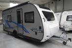 Nieuwe 4pers.Caravelair met rondzit, fr bed, BLACK LINE PACK, Caravans en Kamperen, Caravans, Rondzit, Frans bed, Bedrijf, Douche