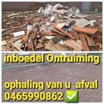 Inboedel ontruiming ophaling bouw mix afval, 6 m³ of meer, Ophalen, Overige houtsoorten