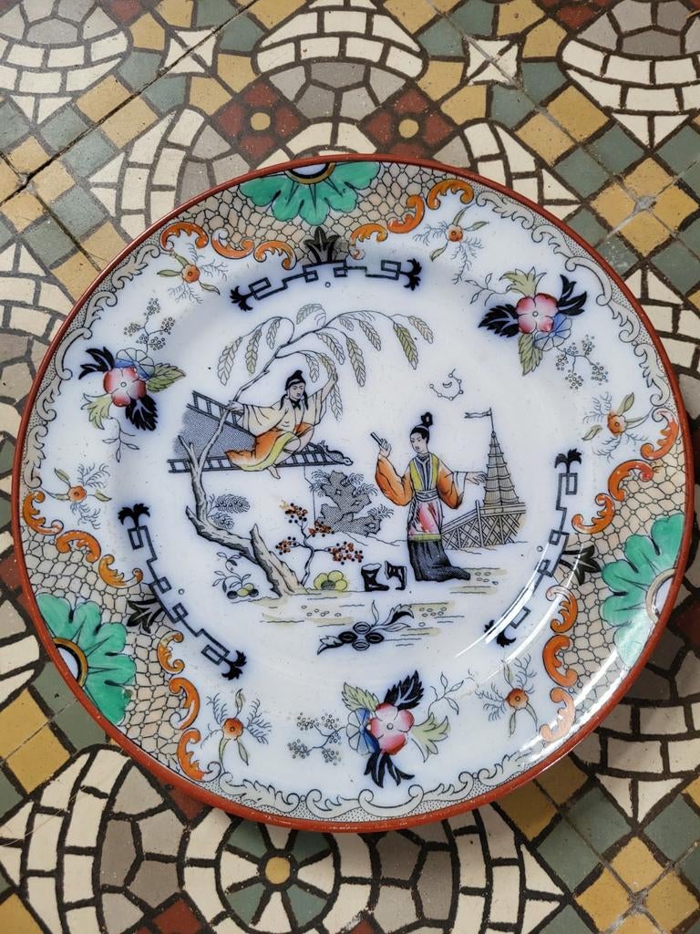 Petrus Regout bord decor 'timor' 12st, Enlèvement