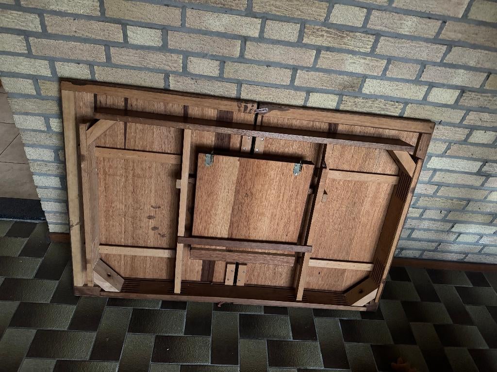 Houten uitklapbare houten tafel | 1200x800 mm, Ophalen, Overige materialen, Gebruikt, 60 cm of meer