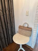 Leuke rieten tas met rits en binnenvakje, Ophalen of Verzenden, Zo goed als nieuw