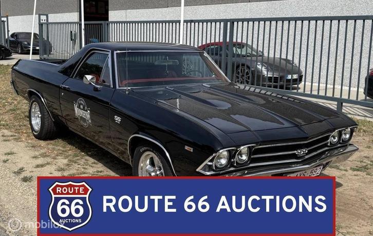 Chevrolet El Camino SS 396 | 1969 | Route 66 Auctions, Auto's, Oldtimers, Bedrijf, Te koop, Chevrolet, Benzine, Overige carrosserie