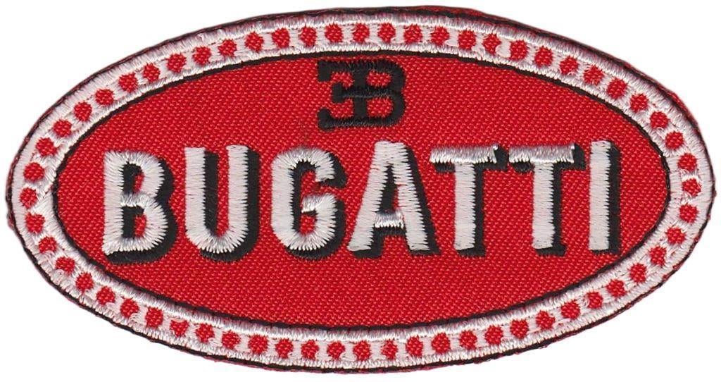 Bugatti stoffen opstrijk patch embleem, Verzamelen, Verzenden, Nieuw
