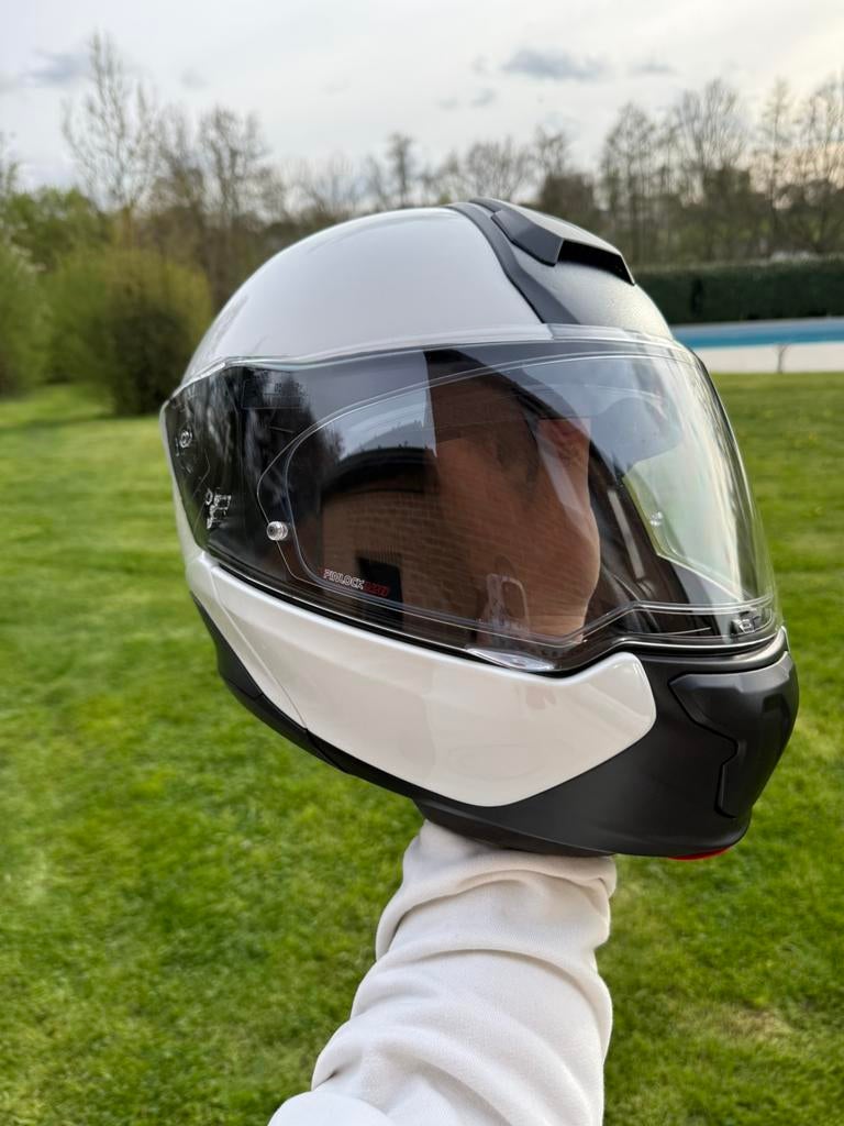 CASQUE MOTO BMW SYSTEM 7 CARBON EVO BLANC, Motos, Vêtements | Casques de moto, Autres marques, Femmes, Enlèvement ou Envoi, Casque intégral