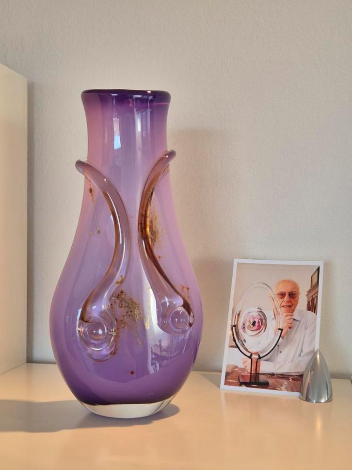 Vase mauve de Louis leloup (1929-2025), Antiquités & Art, Antiquités | Vases, Enlèvement ou Envoi