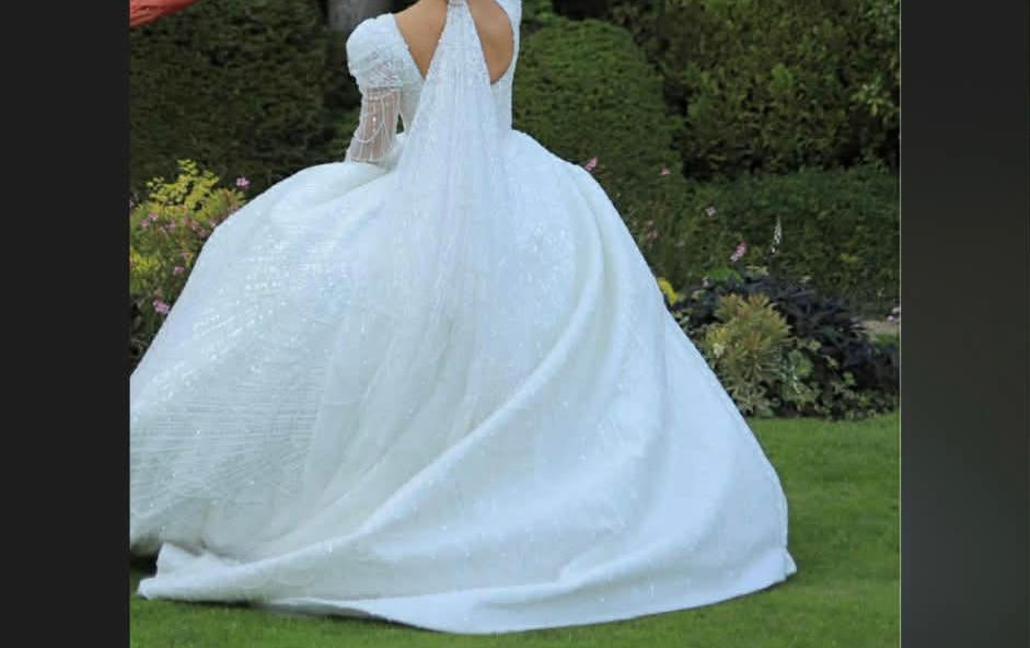 Robe de  mariage, Kleding | Dames, Trouwkleding en Trouwaccessoires, Ophalen of Verzenden, Zo goed als nieuw