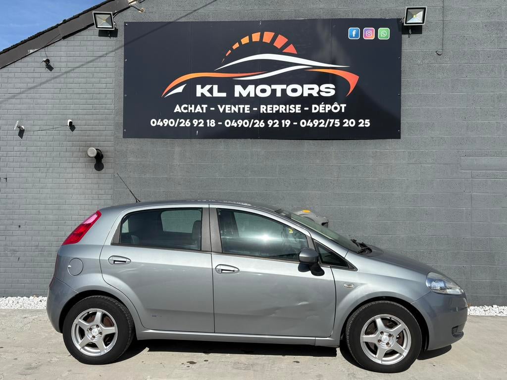 FIAT GRANDE PUNTO 1.3DIESEL 2008 BOITE AUTOMATIQUE 120 000KM, Argent ou Gris, Achat, Entreprise, Grande Punto