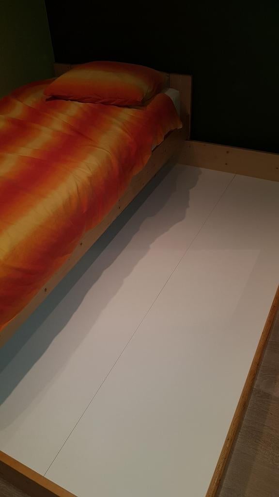 1-persoonsbed met matras + bedlade, Ophalen