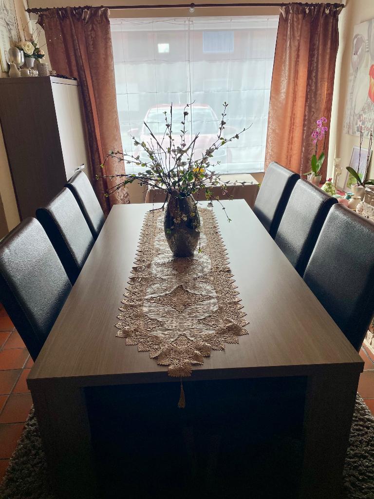 Eetkamer, Ophalen, Gebruikt, 4 tot 6 stoelen