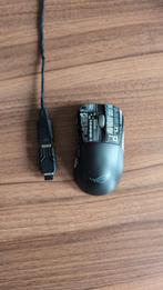 ROG KERIS II ACE 8000 hz muis DRAADLOOS MET RECEIVER, Computers en Software, Muizen, Ophalen of Verzenden, Draadloos, Muis