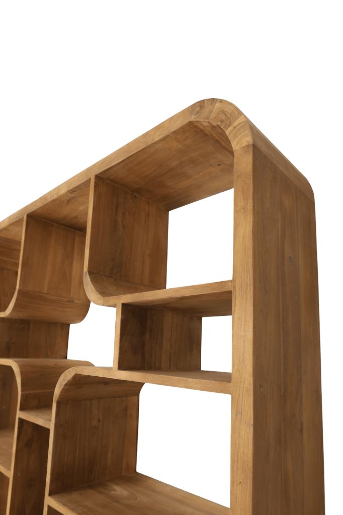 "ronde" roomdivider teakhout, Ophalen of Verzenden, Nieuw