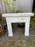 Cheminée en bois blanche, Enlèvement, Utilisé